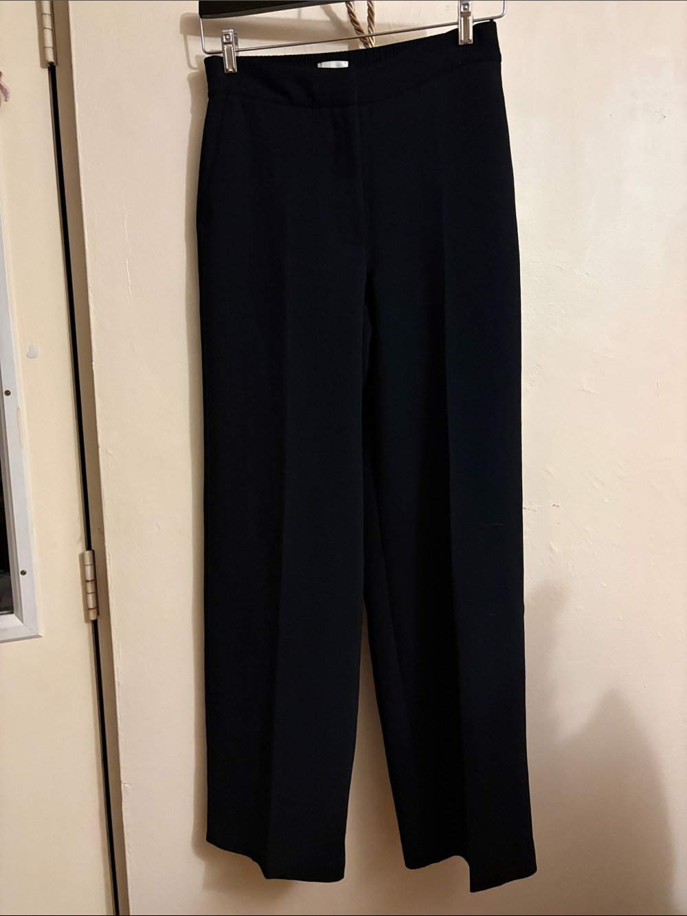 Wilfred Black Straight-Leg Trousers